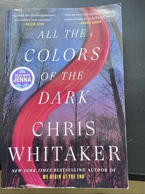 All The Colors of the Dark by Chris Whitaker - Pink & Purple Cover